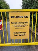 Bild: geologische Exkursion Kiesgrube Bark Sept.21