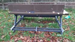 Wer hat soviel Kraft, nach dem Auseinandernehmen die Bank auch wieder zusammenzubauen?