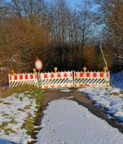 Bild: Weg wird um einige Meter verschoben